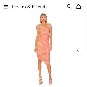Lovers and friends bash mini dress NWT